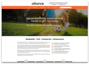 Alliance Geotechnical Website deigned & built by GNT Graphic Services
