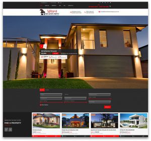 Wizard Real Estate Website deigned & built by GNT Graphic Services